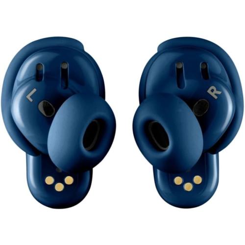 Bose QuietComfort Ultra Bluetooth Earbuds, Wireless Earbuds with Spatial Audio and World-Class Active Noise Cancellation, Deep Bass, Up to 6 Hours of Playtime, Lunar Blue - Limited Edition Color