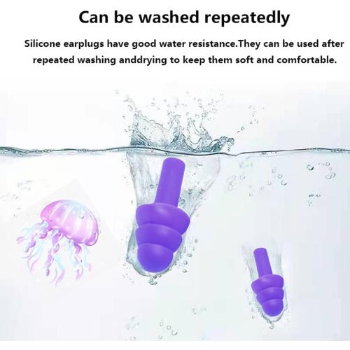 Earplugs for Sleeping Noise Cancelling, Reusable Ear Plugs– Super Soft, Silicone Ear Plug, for Sleeping 8 Pairs, Swimming, Snoring, Concerts, Work, Noisy Places (8 Colors)