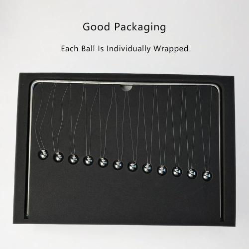 Chaos Pendulum Wave|12-Ball Kinetic Art with Alignment Tool|Mesmerizing Curve Motion Desk Decor|Intelligent Physics Gift for Office&STEM