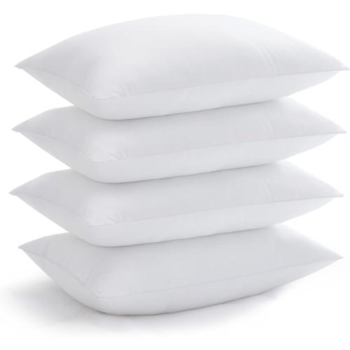 Acanva Bed Pillows for Sleeping, Cooling Hotel Quality with Premium Soft 3D Down Alternative Fill for Back, Stomach or Side Sleepers, Standard (Pack of 4), White (2 brand new)