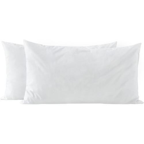 14x36 Pillow Inserts-Shredded Memory Foam Fill-High Density Throw Pillow Inserts with Long Support-Home Couch Hotel Collection-Cotton Fabric-2 Pack