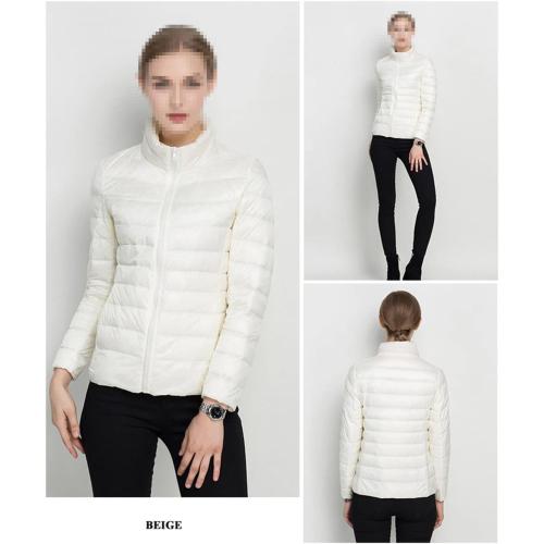 Size 4XL Women's Autumn Winter Jackets Cropped Jackets Down Jackets Packable Lightweight Tops