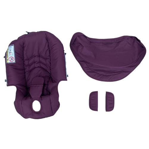 Changing Washing Kit,Canopy Sunshade Cover,Compatible with Car Seat Doona Strollers (Wine Red)