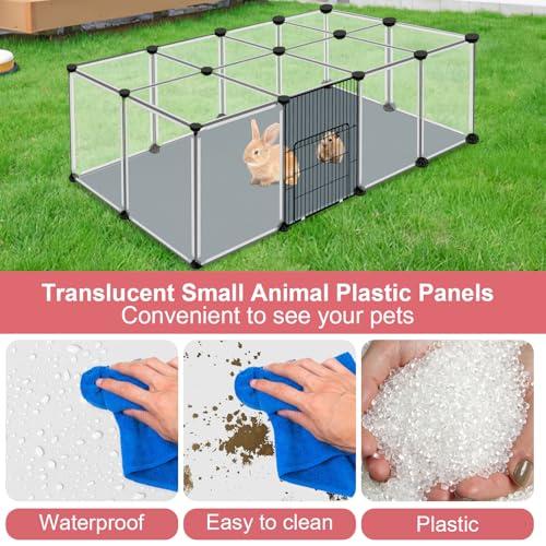 VISCOO 20 Panels Small Animals Playpen, 48x24x16 Pet Playpen