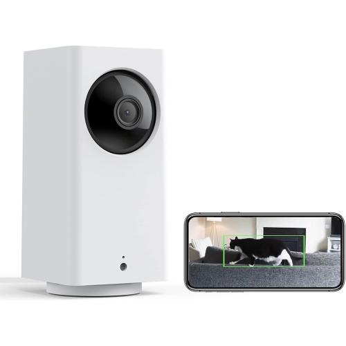 WYZE Cam Pan v2 1080p Pan/Tilt/Zoom Indoor Security Camera with Color Night Vision, Motion and Sound Detection, Wi-Fi Smart Home Security Camera Compatible with Alexa & Google Assistant, White