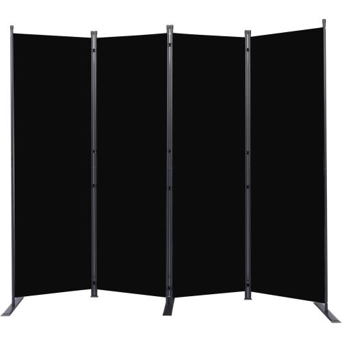 Room Divider 6FT Portable Room Dividers and Folding Privacy Screens, 88'' W Fabric Divider for Room Separation, 4 Panel Partition Room Dividers Freestanding Wall Divider Screen for Dorm Studio Office