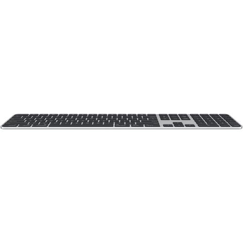 Apple Magic Keyboard with Touch ID and Numeric Keypad: Wireless, Bluetooth, Rechargeable. Works with Mac Computers with Apple Silicon; US English - Black Keys
