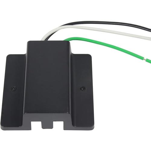 RAC6006 H Track Floating Canopy Connector, Compatible with Halo Track System, 120V 20A, Black, UL Listed