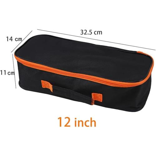 Tool Bag, Waterproof Oxford Bag, Multiple Purpose-Tool Organizers and Storage, Small Metal Tools Bags (Small Portable Zipper Tool Pouch)