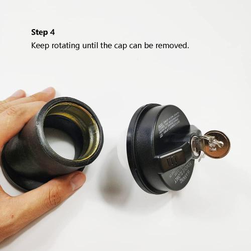 10512 Locking Fuel Gas Tank Cap with Keys for Hyundai Accent Santa Fe Tucson Sonata & Genesis G80 G90 & Kia Sportage Sorento Optima Forte Soul