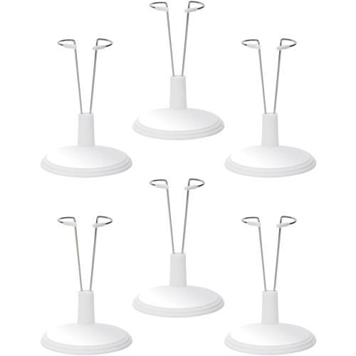 12 Pack Doll Stand Holder Compatible with 6.8 Inch Dolls, Not Include Dolls