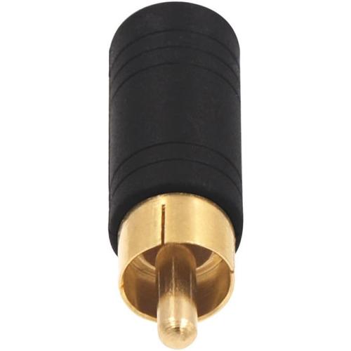 VCE Gold Plated 3.5mm Female Mono Jack to RCA Male Adapter, 2-Pack