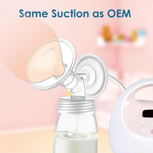 Maymom Widemouth Connector 2pc Compatible w Spectra S1 Spectra S2 Pump; Compatible with Medela PersonalFit Shield, Pumpin Pal Shield, Lansinoh Flange, Maymom MyFit Shields, MyFit Crater Shield