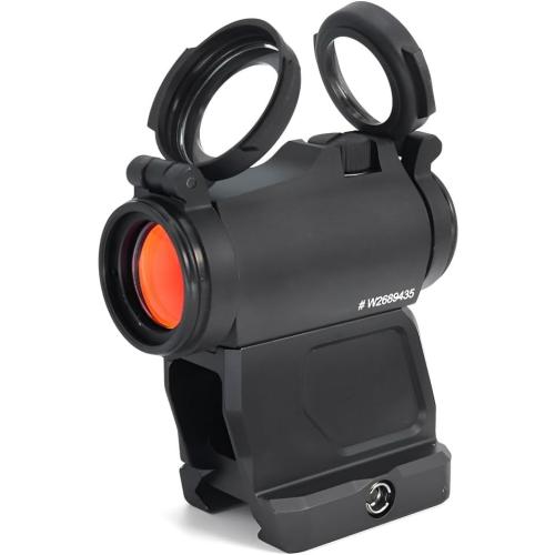 T2 Red Dot Reflex Scope 2MOA with 1.93 Riser Mount Heighten Base Adapter Combo，Super Bright Clear Red Dot Holographic Optics Sight，Include Protect Glued Lens Cover，for 20mm Picatinny Rail Mounting