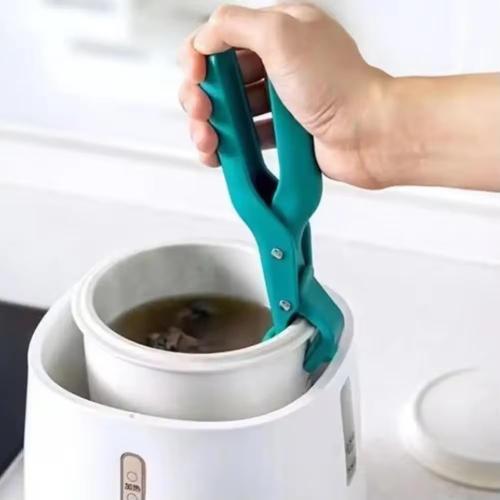 NEW 2026 MODEL Hot Plate Gripper,Multi-purpose Anti-Scald Bowl Holder Clip, Hot Plates Gripper Lifters Tongs,Multi-function Hot Bowl Dish Plate Grippers Clips for Kitchen (Green Red)