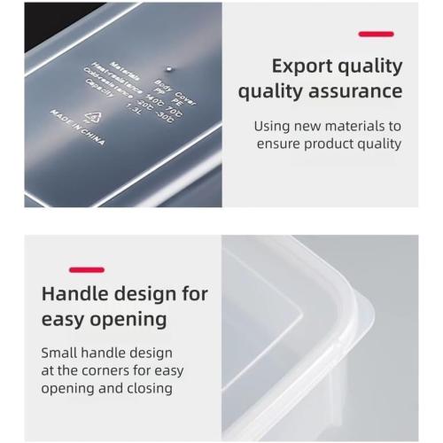 1 Pack Storage Containers with Lids, Reusable Meal Prep Containers, BPA-Free, Leak Proof Plastic Food Storage for Spaghetti Noodles, Versatile