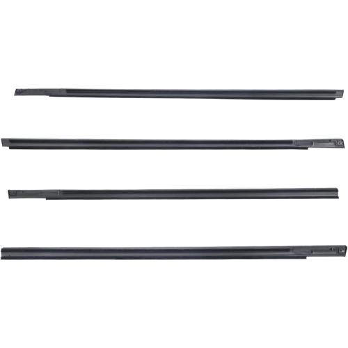 Front Rear Weather Strip Belts Compatible with Chevrolet Spark EV LS LT 2013 2014 2015 Front Rear Door Left & Right Window Outer Sealing Strip Replaces 95972707 95972708 95228888 95228889