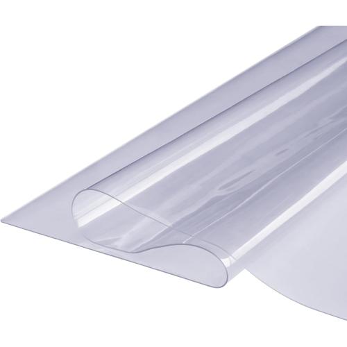 VEVOR  Large Clear Table Cover Protector, 1.5mm Thick PVC Plastic Tablecloth, Waterproof & Oil Spill Proof, Customizable Rectangle Table Cover for Writing Desk, Coffee Table, Dining Room Table