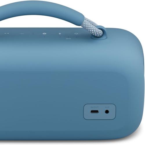 Bose SoundLink Max Portable Speaker, Large IP67 Waterproof Bluetooth Speaker, Up to 20 Hours of Playtime, USB-C, Built-in 3.5mm AUX Input, Blue Dusk
