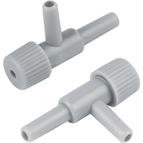 Pawfly Aquarium Air Control Valves Single Way Plastic Air Regulators for Aquarium Air Pump Fish Tank Air Flow Control Valves for 3/16 ID Airline Tubing Adjustable Hose Connectors, 20 Pack