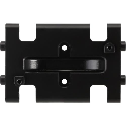 INJORA Skid Plate Transmission Mount Black Coating Brass Mount for AX24 XC-1 Upgrade 1/24 RC Crawler,21g