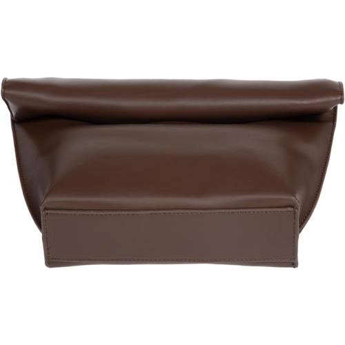JNB Faux Leather Oversize Foldover Clutch
