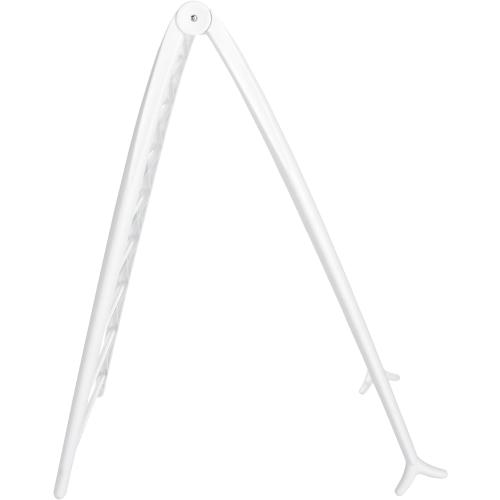 White Whitmor Spacemaker Folding Drying Rack, Freestanding Indoor Clothes Dryer, Space Saving Compact Design, 6L x 26W x 51.5H, White