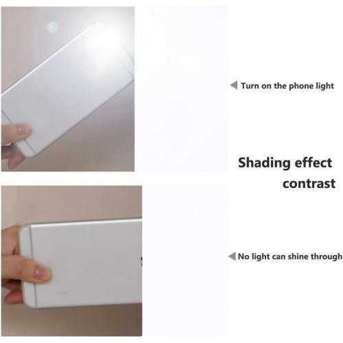 NICETOWN 100% Blackout Window Curtain Panels, Full Light Blocking Drapes with Black Liner for Nursery, 72 inch Drop Thermal Insulated Draperies (White, 2 Pieces, 52-inch Wide Per Panel)