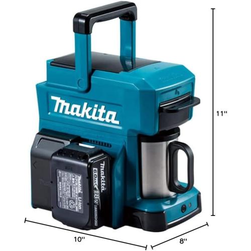 Color Blue MAKITA Rechargeable Coffee Maker CM501DZ (Blue)【Japan Domestic genuine products】 【Ships from JAPAN】