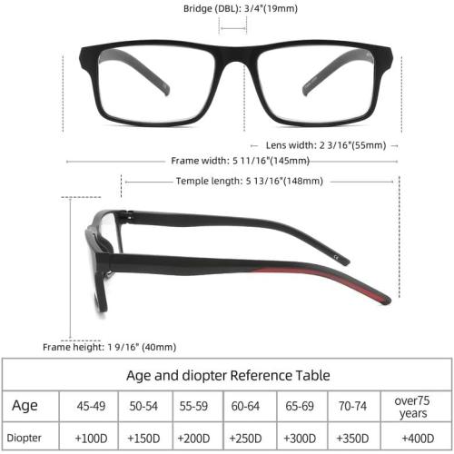 4 Pack Reading Glasses Blue Light Blocking for Men Women,Rectangular Frame Computer Readers with Spring Hinge,Reading Glasses for Men Women，Anti Eyestrain/UV Ray Eyeglasses (2.75x)