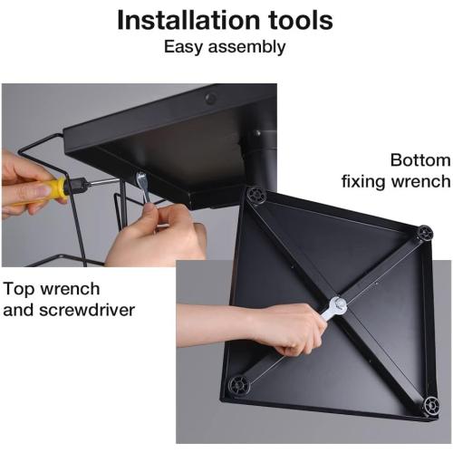 Rotating Brochure Display Stand,Detachable Magazine Rack with 36 Pockets,63inch Floor Standing Literature Display Stand