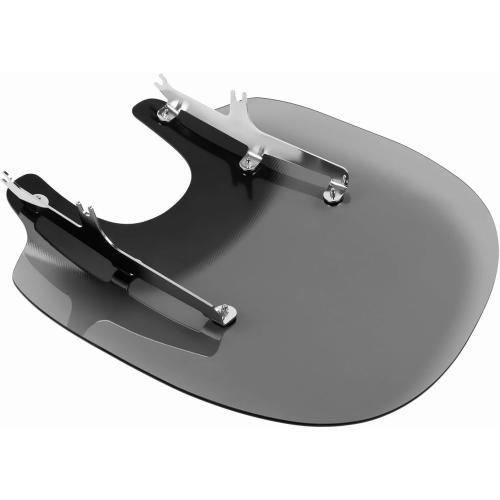 Motorcycle Windscreen Windshield Compatible with Harley Nightster 975 RH975 RH 975 22-24 Nighster 975 Special RH975S 23-24 PC Windscreen Double Bubble (L-Chrome Bracket)