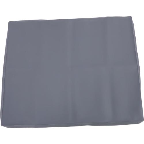 Washer Dryer Top Mat, Non Slip Silicone Washing Machine Top Protector Cover with Secure Bottom, for Laundry Room (Gray)
