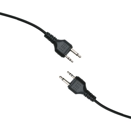 Throat Mic Tactical Walkie Talkies Earpiece Headset with Finger PTT Compatible with Midland LXT630VP3 LXT600VP3 LXT500VP3 2 Way Radio