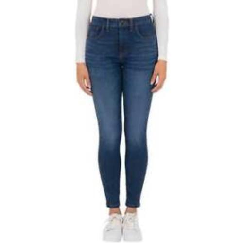 Size 4 Wit & Wisdom Ladies High-Rise Skinny Jean (Blue, 4)