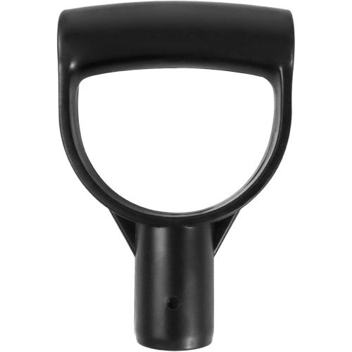 QWORK D Grip Handle 1-1/8 Inner Diameter – Secure Replacement for Shovel, Spade & Rake, 4 Pack
