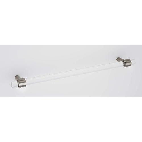 Alno D860-12-SN Contemporary Acrylic 12 Inch Center to Center Appliance Pull