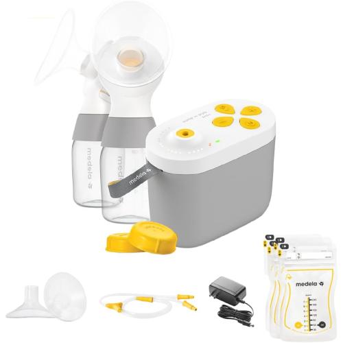 Medela Pump in Style Pro  Double Electric Breast Pump, Hospital Grade | Hospital Performance, Bottles & Flanges, Enhanced Comfort, BPA-Free, Rechargeable, Lightweight, Compact & Portable