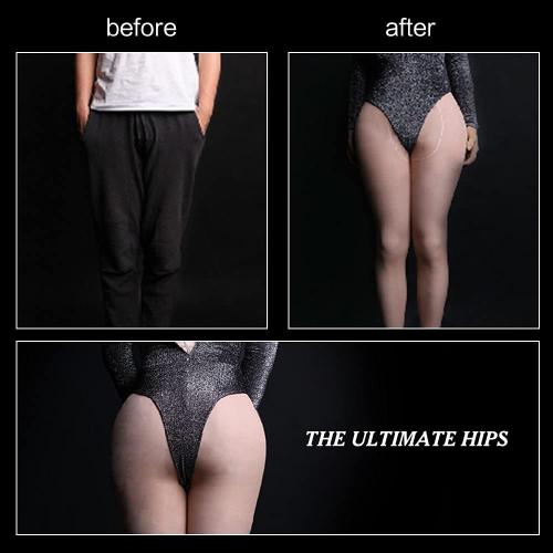 Silicone Hip Pads Enhancer Thigh Pads Removable Flexible Hip Enhancement for Crossdressers DragQueen Women