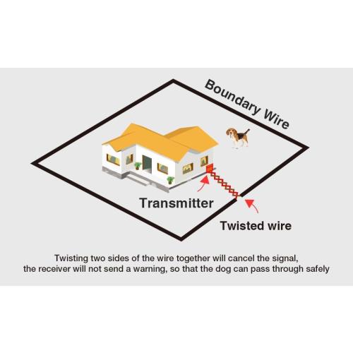 MASBRILL Electric Fence for Dogs, 2024 Upgraded Underground Above Ground Electric Dog Fence Pet Containment System with Waterproof Rechargeable Training Collar, Tone/Shock Correction