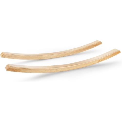 Two Steam - Bent Oak Rockers Runners - 1-1/16 Wide Wood Curved Legs for Chair or Bench Rocking Repair