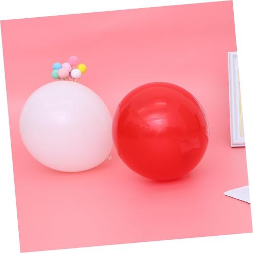 100pcs Valentine’s Day Latex Balloons Red and White 10-inch round Party Decorations for Holiday Events and Wedding Celebrations Random Color