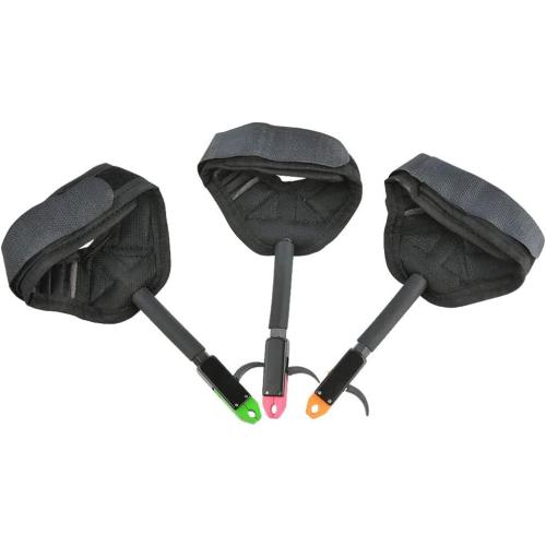 Archery Bow Release Aids Youth Bow Release Trigger Quick Release Wrist Release Adjustable Nylon Strap for Right Left Handed Children Junior Kids
