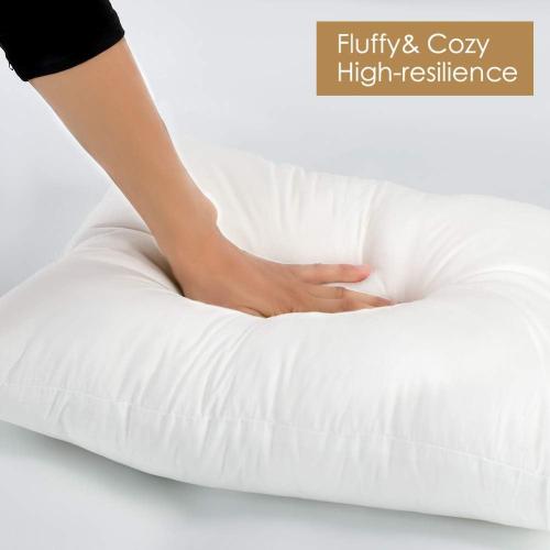 Artscope Premium Throw Pillow Insert Square Form Cushion Stuffer for Couch, Sofa, Bed - Indoor Decorative Pillows Inserts 18x18 Inch