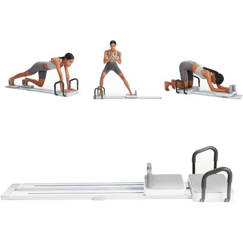 Pilates Reformer, Multifunctional Pilates Equipment for Abs Workout and Leg Exercise, Ski Machine, Pilates Board for Home Gym Full Body Workout