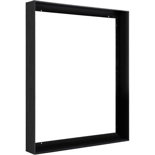 40x40 Frame for Stretched Canvas Art, DIY Metal Canvas Floater Frames with 1.5 Deep for Oil Diamond Paintings Vintage Prints Artwork, Aesthetic Home Accents Living Room Decor (Black)