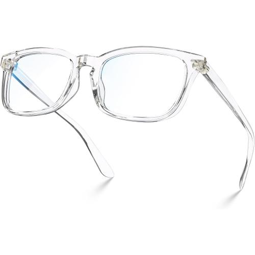 VISOONE Blue Light Blocking Glasses Square with Anti Computer Glare for Gaming Women and Men MONTANA