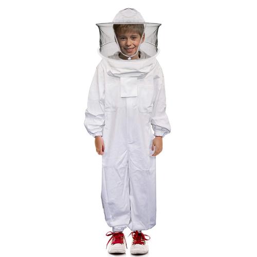 Luwint Kids Full Body Ventilated Beekeeping Suits - Protective Clothing Bee Beekeeper Suit with Gloves (3'11''-4'2'' Height)