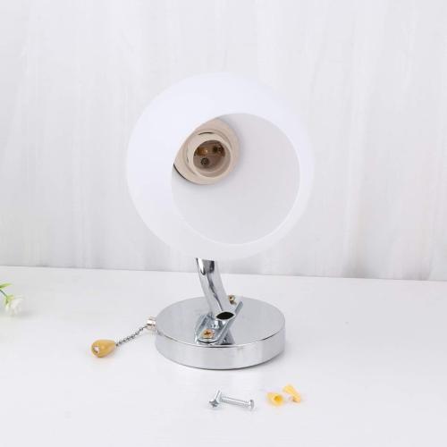 Mobestech Wall Light Modern Globe Lampshade LED Wall Sconce with Pull Chain Swith for Home Living Room Bathroom Staircase Hallway