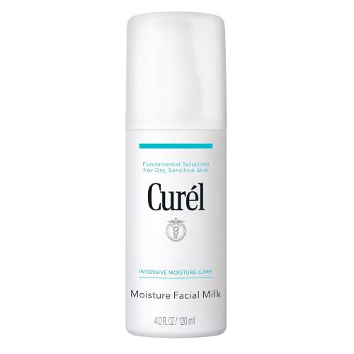 4oz Curel Japanese Skin Care Moisture Facial Milk Moisturizer, Daily Face Lotion for Dry Sensitive Skin, pH Balanced, Unscented Advanced Ceramide Care Face Cream without Drying Alcohols, 4 oz